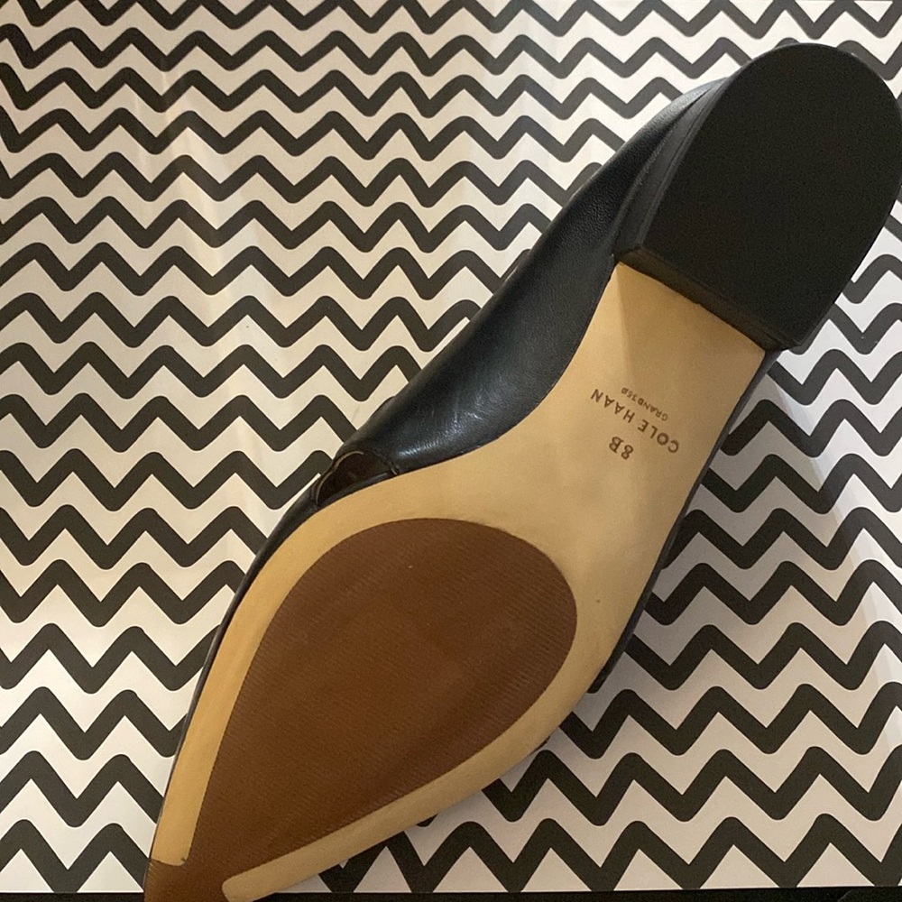 Cole Haan Black Leather Loafers, Size 8B, NWOB - Picture 8 of 8